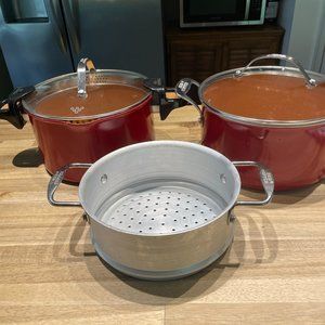 how to use red copper steamer